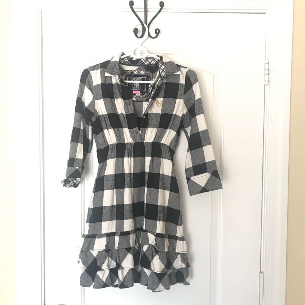 Victoria’s Secret PINK cotton plaid dress